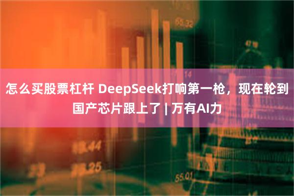 怎么买股票杠杆 DeepSeek打响第一枪，现在轮到国产芯片跟上了 | 万有AI力